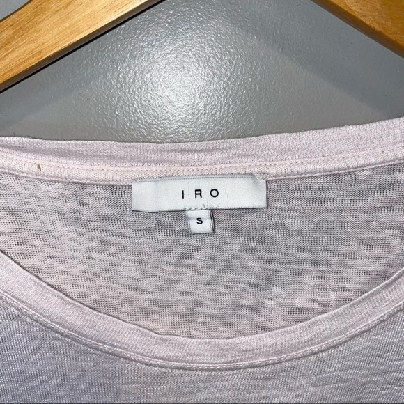 IRO Distressed Linen T-shirt - Picture 3 of 7